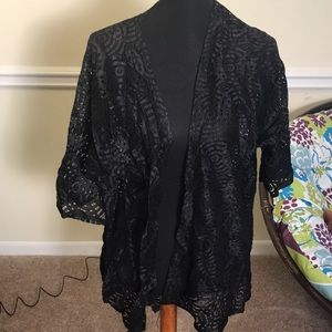 Unicorn black lace Lularoe Lindsay